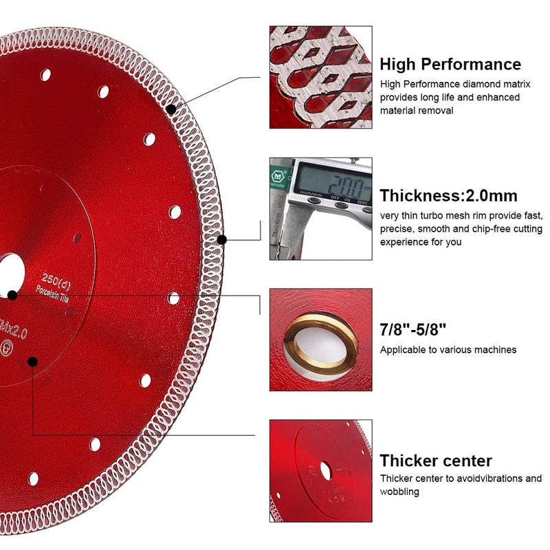Casaverde 10 Inch Diamond Porcelain Cutting Blade (10 inch) - Image 4